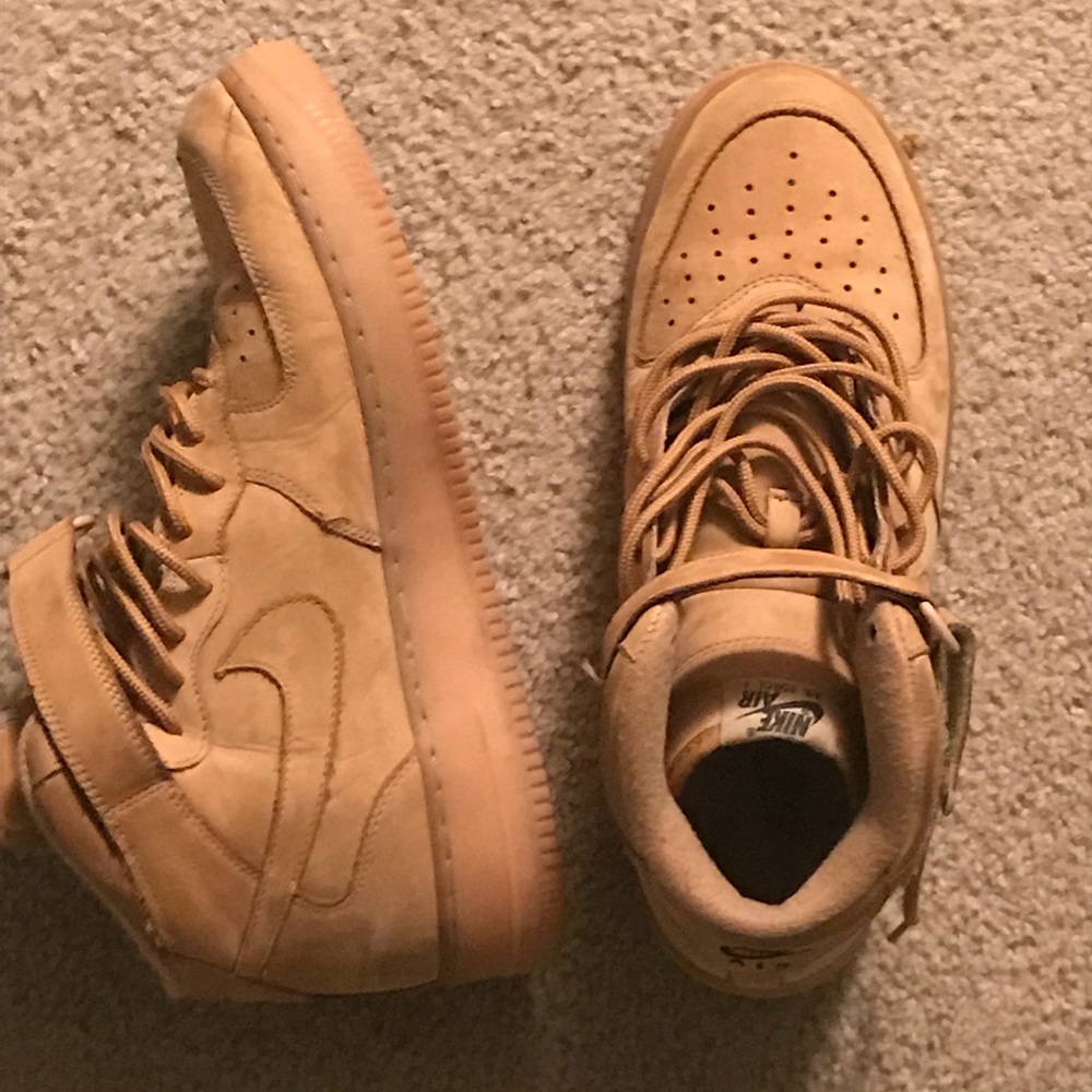 Tan air force one mid (men’s)